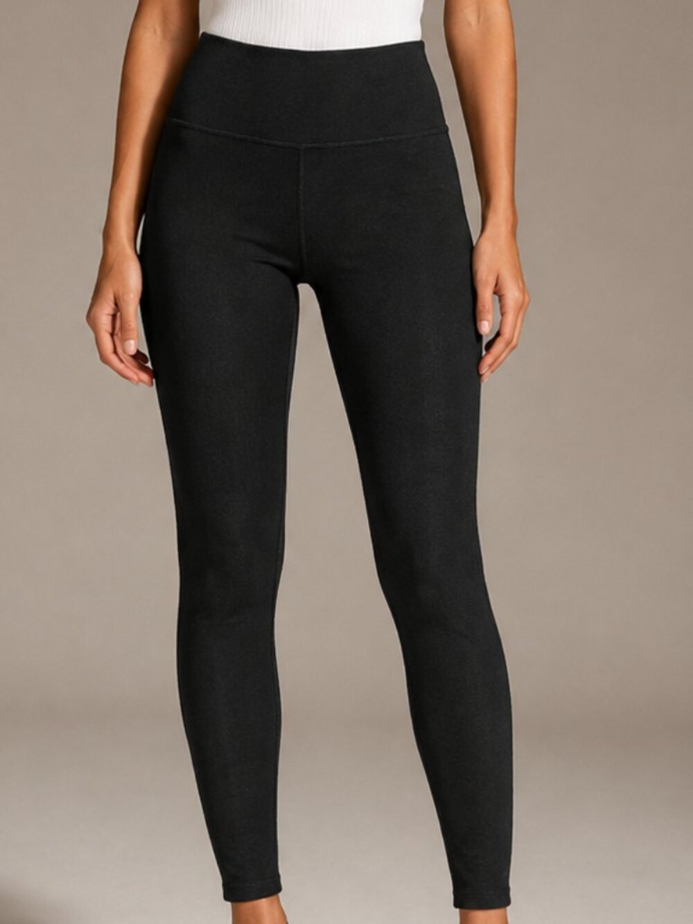 OFFLINE by Aerie Black High-Waisted Leggings Small Petite